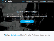 Tablet Screenshot of a2asia.com
